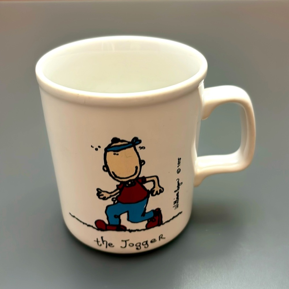 Vintage 1975 Kiln Craft William Logan The Jogger Mug Cup Staffordshire England